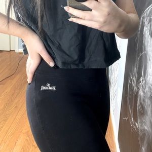 Spaulding black leggings gym clothing
